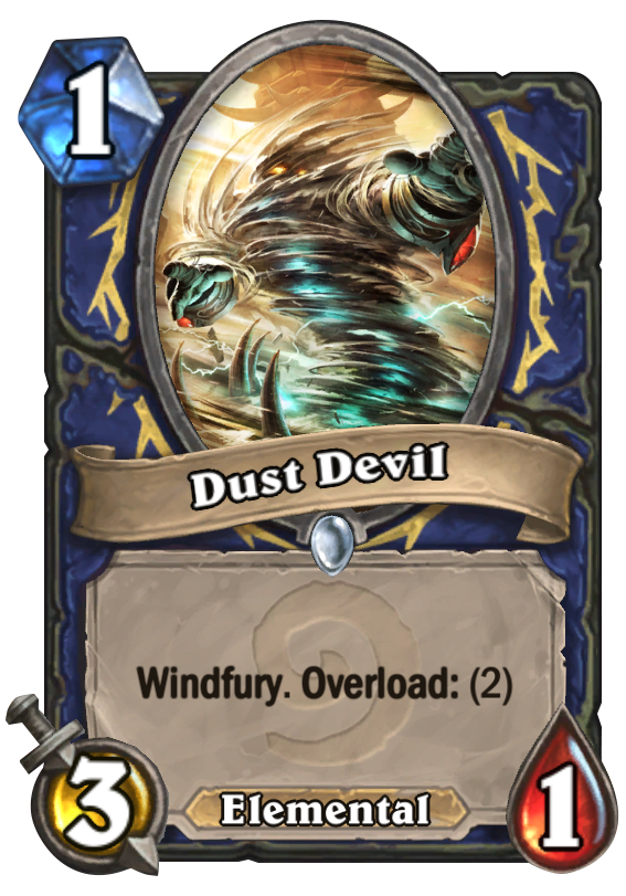 Dust Devil Hearthstone Card