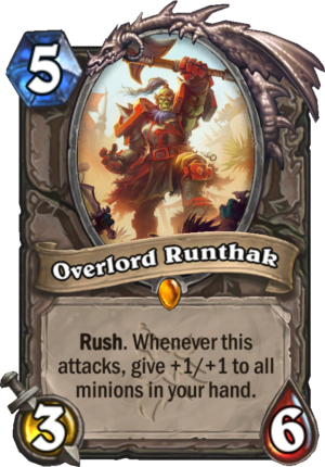 Overlord Runthak Card