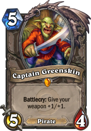 Captain Greenskin Card