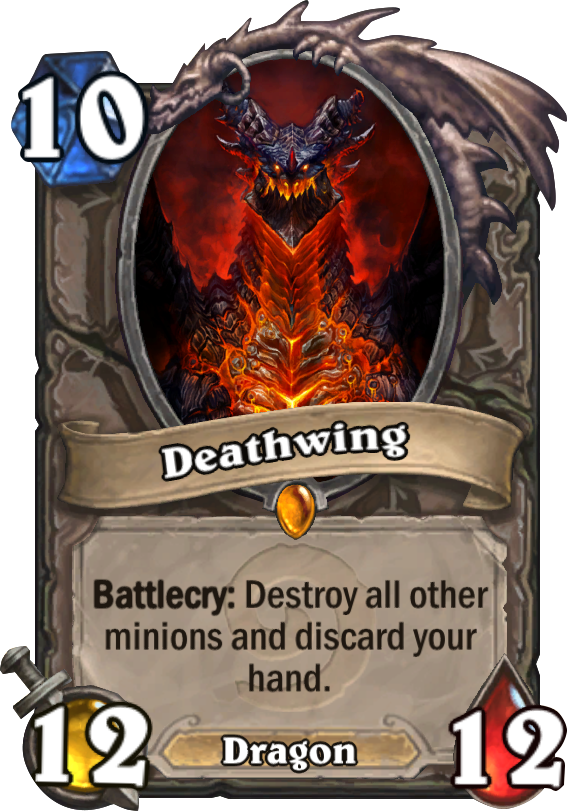 Deathwing Hearthstone Card Hearthstone Top Decks