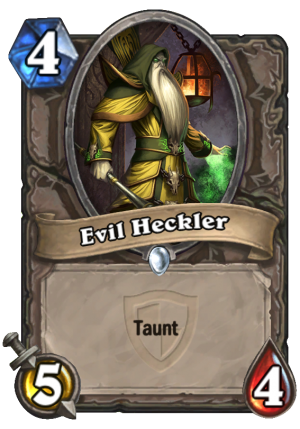 Evil Heckler Card