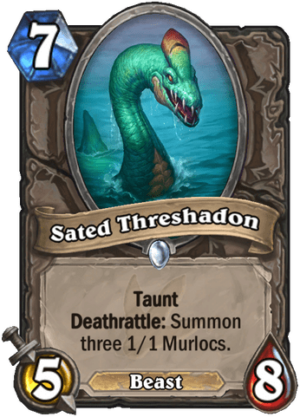 Sated Threshadon Card