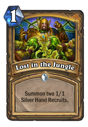 Lost in the Jungle Card