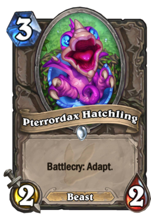 Pterrordax Hatchling Card