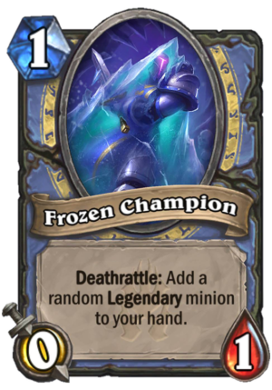 Frozen Champion Card