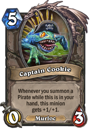 Captain Cookie Card
