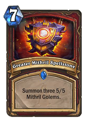 Greater Mithril Spellstone Card