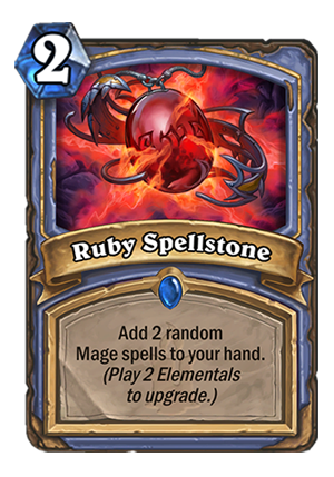 Ruby Spellstone Card