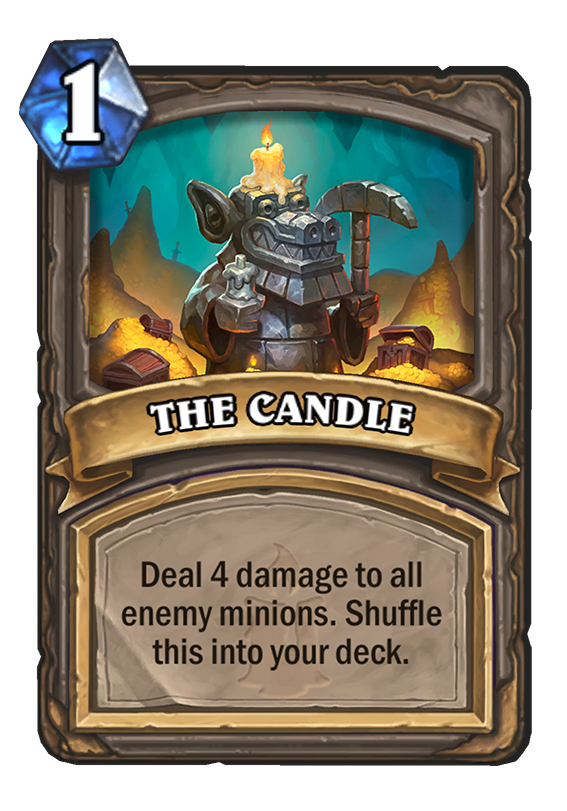 THE CANDLE Hearthstone Card Hearthstone Top Decks