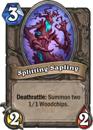 Splitting Sapling Card