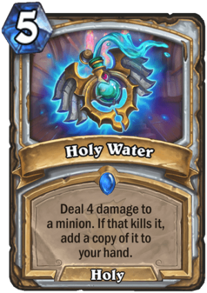 Holy Water Card