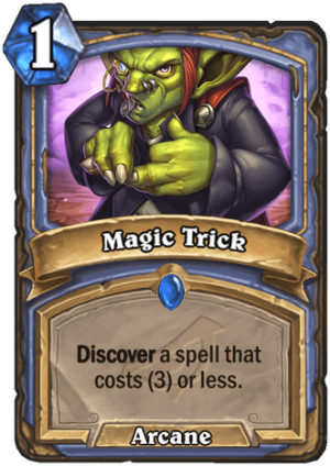 Magic Trick Card