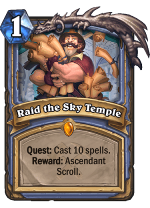 Raid the Sky Temple Card
