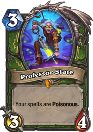 Professor Slate Card