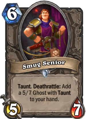 Smug Senior Card