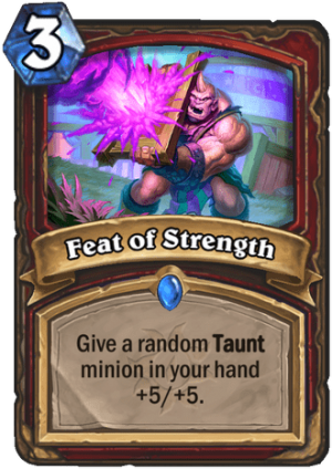 Feat of Strength Card