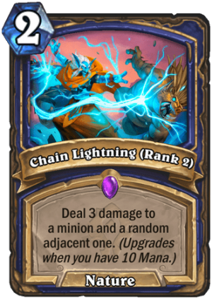 Chain Lightning (Rank 2) Card