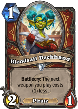 Bloodsail Deckhand Card
