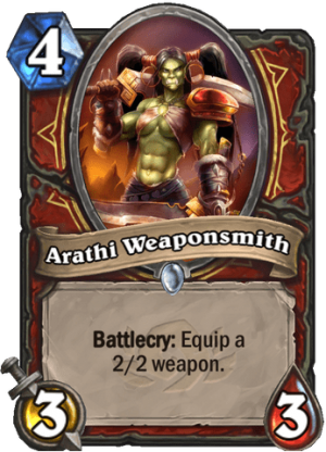 Arathi Weaponsmith Card