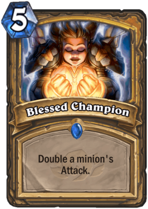 Blessed Champion Card