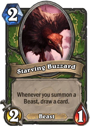 Starving Buzzard Card