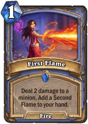 First Flame Card