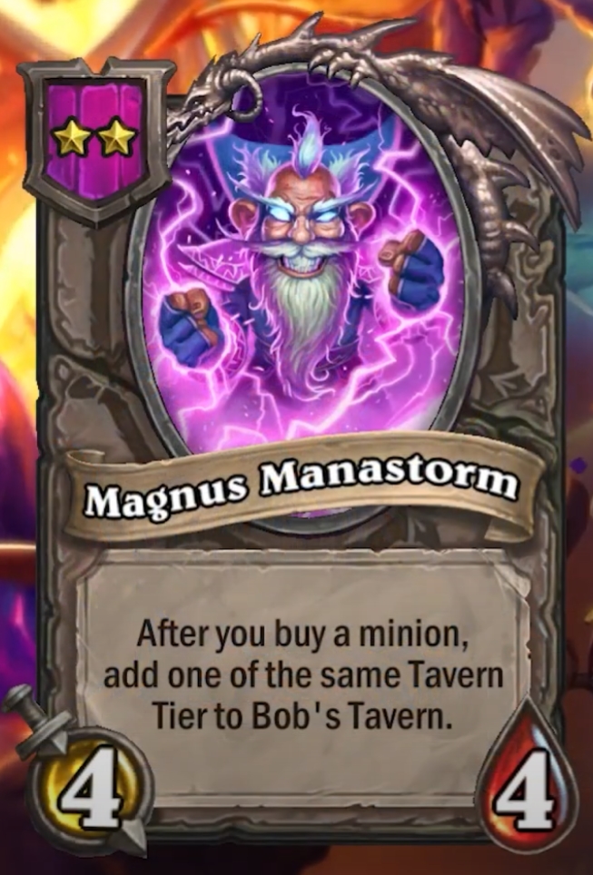 Magnus Manastorm (Millhouse Manastorm) Card!