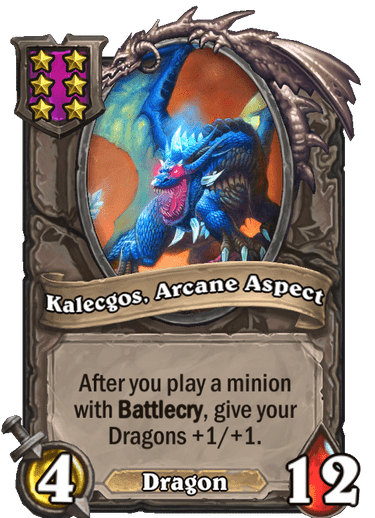 Kalecgos, Arcane Aspect Card!