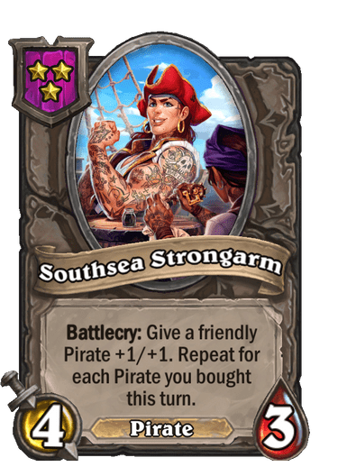 Southsea Strongarm Card!