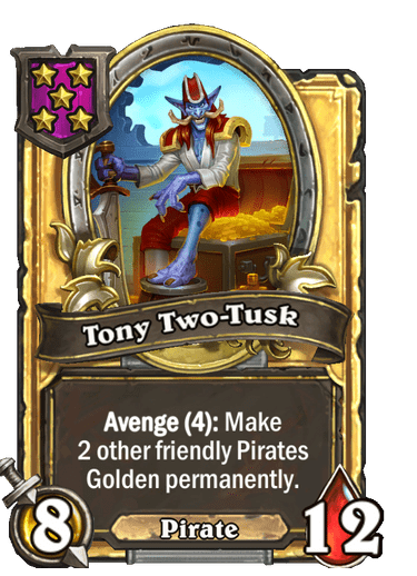 Tony Two-Tusk Card
