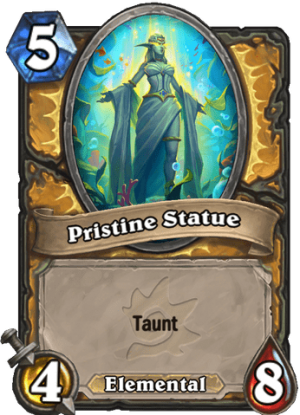 Pristine Statue Card