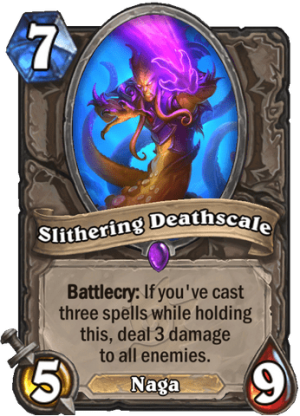 Slithering Deathscale Card
