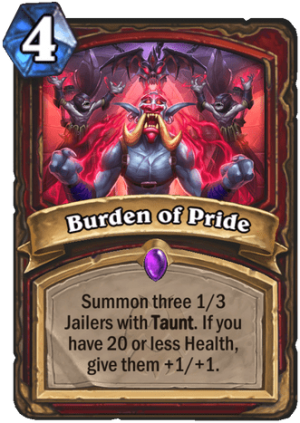 Burden of Pride Card