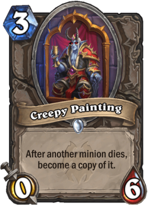 Creepy Painting Card