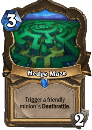 Hedge Maze Card