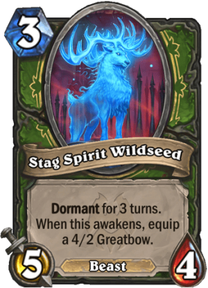 Stag Spirit Wildseed Card