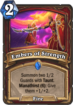Embers of Strength Card