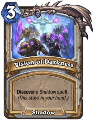 Visions of Darkness Card