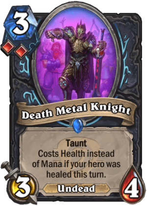 Death Metal Knight Card