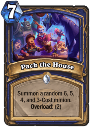 Pack the House Card