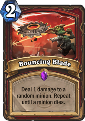 Bouncing Blade Card