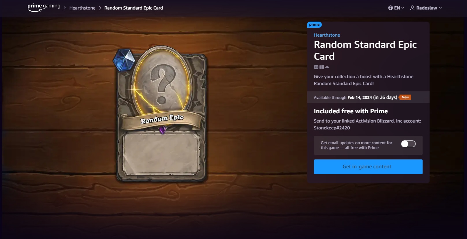 amazon-epic-january-19-2024 - Hearthstone Top Decks