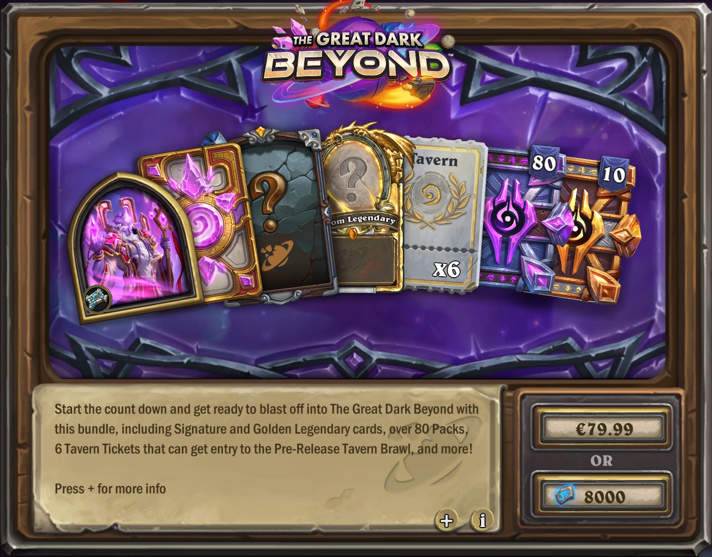 shopthegreatdarkbeyondmegaprepurchase Hearthstone Top Decks